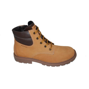 Μποτάκι δερμάτινο σαμουά βακετί<span> - </span>dark-brown, 36