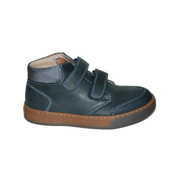 Μποτάκι δερμάτινο μπλε<span> - </span>blue, 36