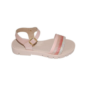 Πέδιλο δερμάτινο ροζ<span> - </span>pink, 25