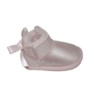 Μπότα χαμηλή με γούνα baby pink<span> - </span>pink, 20