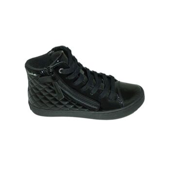 Μποτάκι δερμάτινο λουστρίνι μαύρο<span> - </span>black, 26