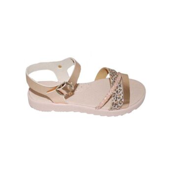 Πέδιλο δερμάτινο χρυσό