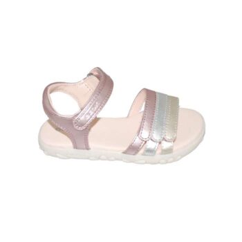 Πέδιλο δερμάτινο ροζ χρυσό