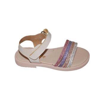 Πέδιλο δερμάτινο nude<span> - </span>nude, 28