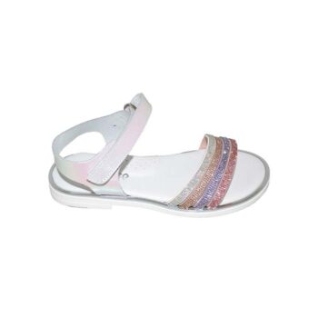 Πέδιλο δερμάτινο λευκό