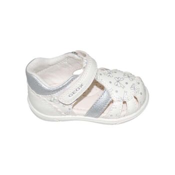 Παπουτσοπέδιλο πρώτα βήματα δερμάτινο λευκό ασημί<span> - </span>white, 23