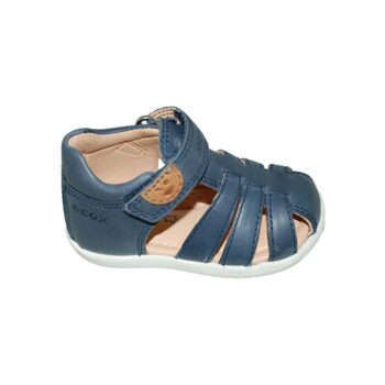 Παπουτσοπέδιλο πρώτα βήματα δερμάτινο μπλε