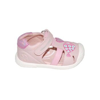 Παπουτσοπέδιλο πρώτα βήματα δερμάτινο ροζ