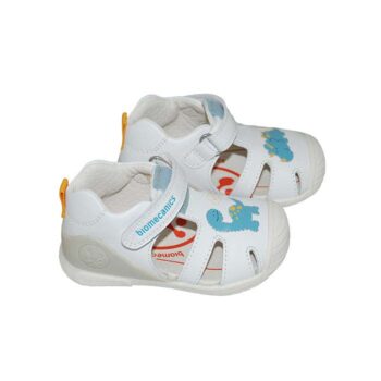 Παπουτσοπέδιλο πρώτα βήματα δερμάτινο λευκό