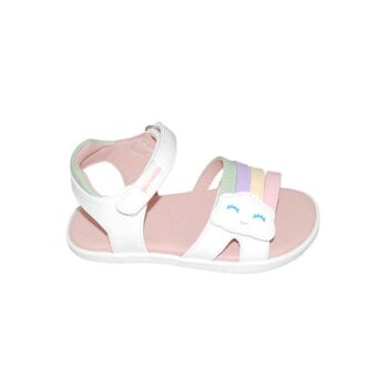 Πέδιλο δερμάτινο λουστρίνι ροζ