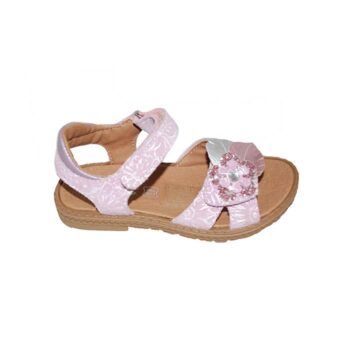 Πέδιλο δερμάτινο λιλά