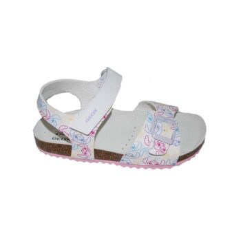 Πέδιλο λευκό ροζ