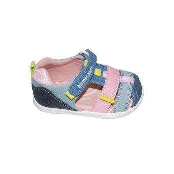 Πάνινο παπουτσοπέδιλο τζην ροζ