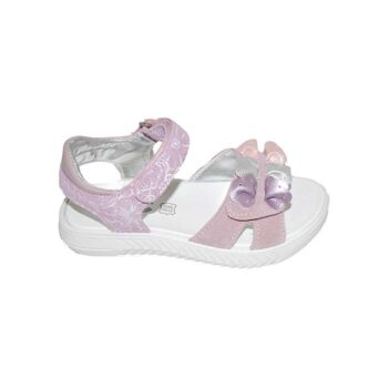 Πέδιλο δερμάτινο λιλά