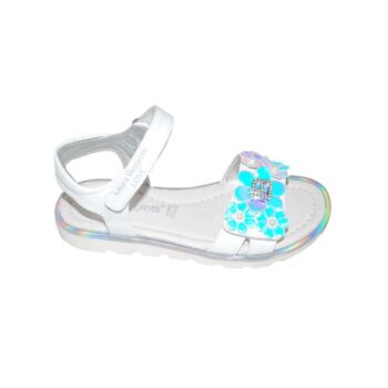 Πέδιλο δερμάτινο λευκό