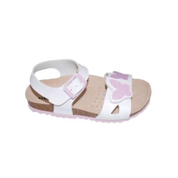 Πέδιλο φελός λευκό ροζ<span> - </span>white, 34