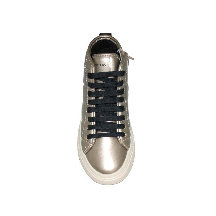 Ankle boot leather gold Μποτάκι δερμάτινο χρυσό