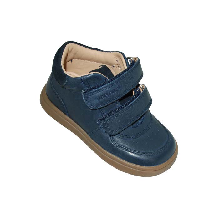 Ankle boot first step leather blue Μποτάκι πρώτα βήματα δερμάτινο μπλε