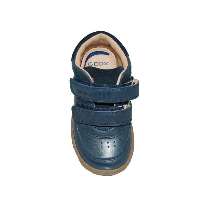 Ankle boot first step leather blue Μποτάκι πρώτα βήματα δερμάτινο μπλε